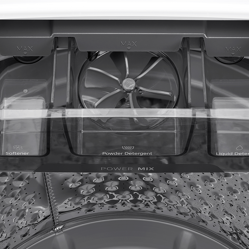 Midea 16Kg Top Load Washing Machine - Titanium - Image 3
