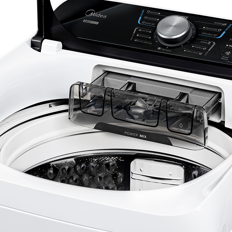Midea 16Kg Top Load Washing Machine - Titanium - Image 4