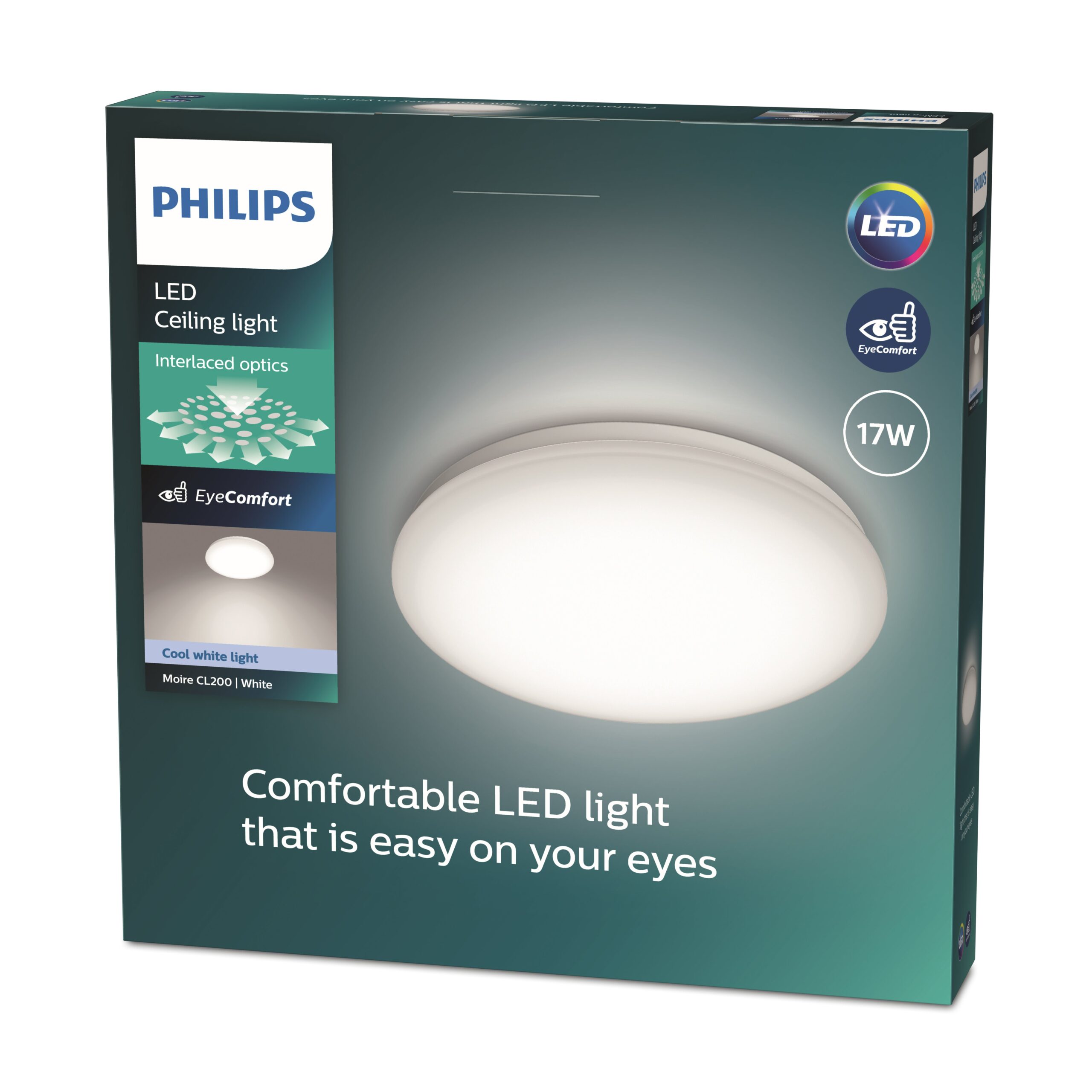 Philips Moire RD 17W 4000K Natural White LED Ceiling Light - Image 2